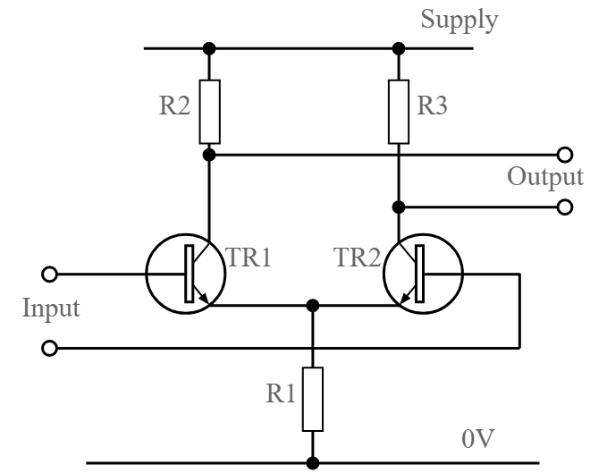 Circuito de transistor de par de cauda longa ou par diferencial