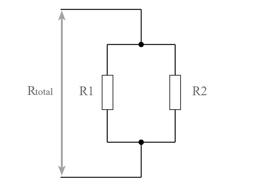 Dois resistores em paralelo
