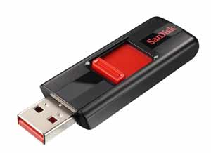 O cartão de memória USB é um uso da tecnologia de memória Flash