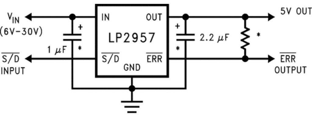 Regulador de tensão LP2957: Funcionamento e Aplicações