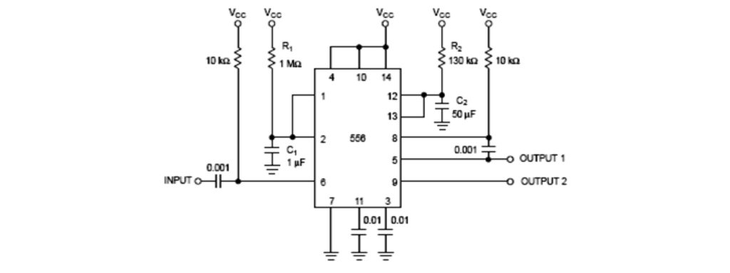 CI LM556 Dual Timer: Diagrama de Pinos e Seu Funcionamento